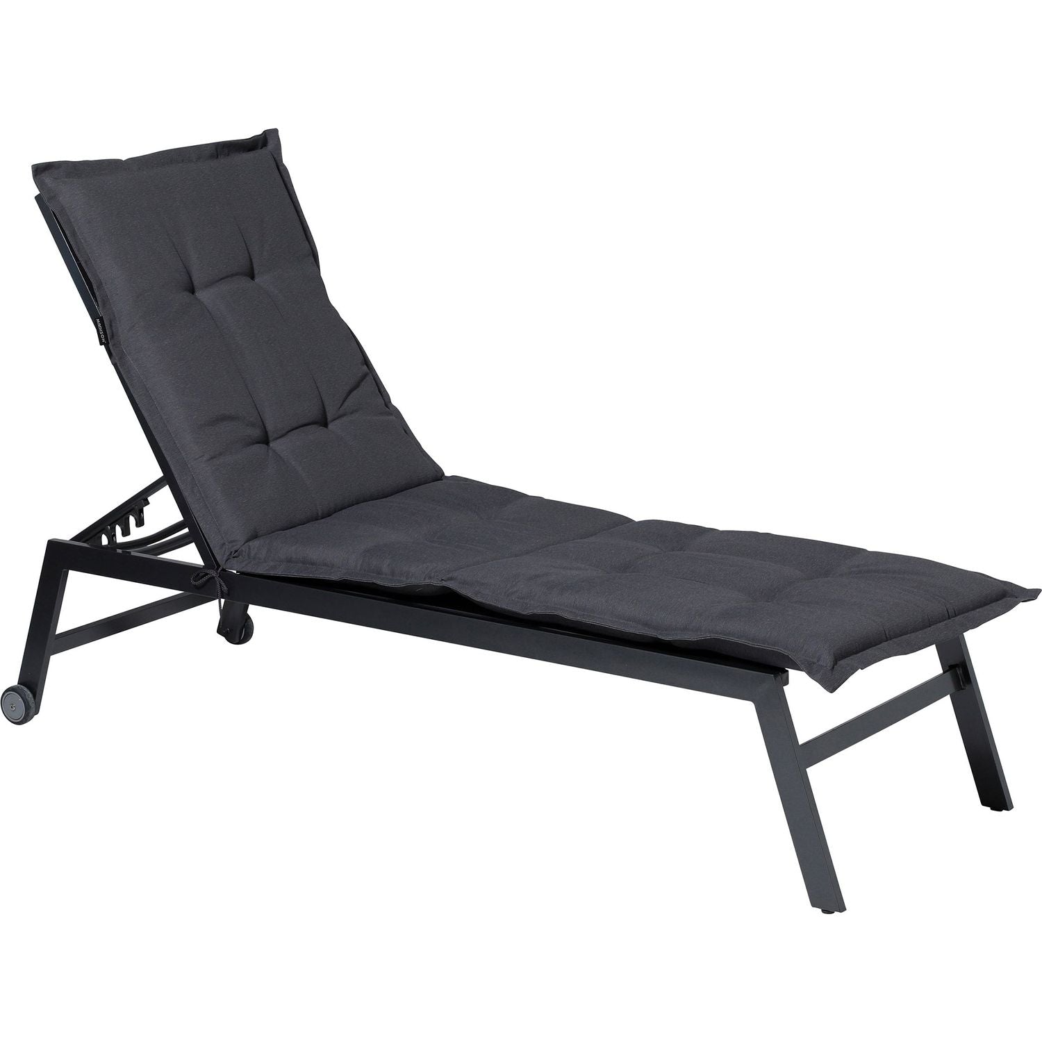 MADISON - Cuscino Lettino Panama Serie Panama Grigio 200x60 cm